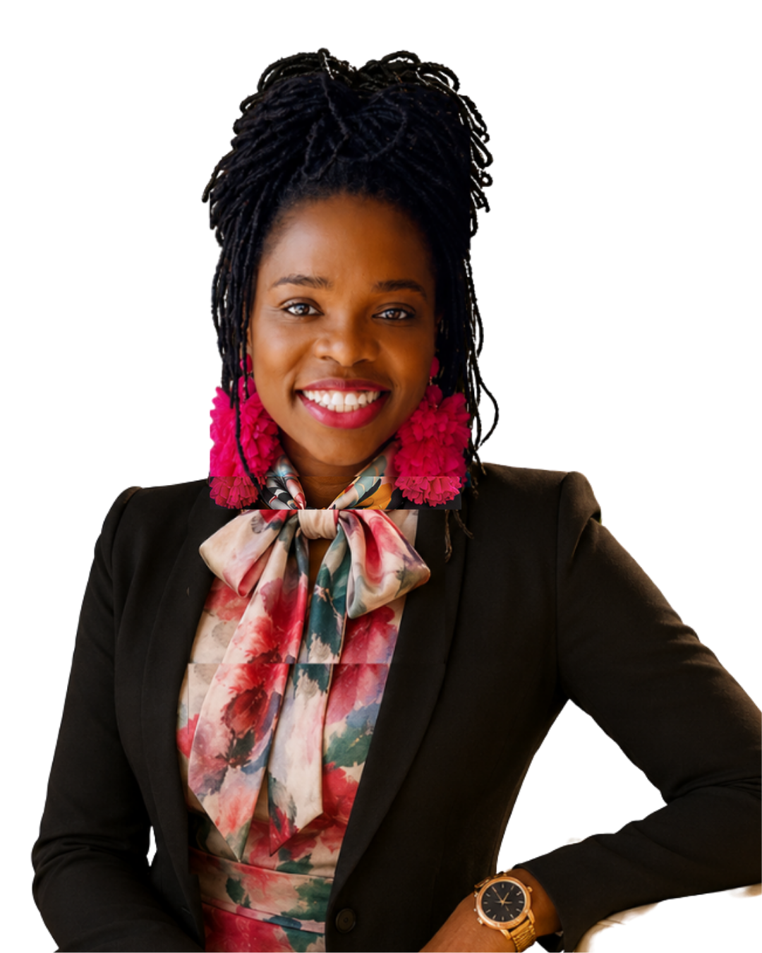 Dr. Esona Fomuso in executive office